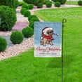 thumbnail image 7 of SKYSONIC Cute Pug Dog in Santa Claus Hat Double Side Print Garden House Sports Flag 12x18 in Polyester Decorative Flag Banner for Outside House Flowerpot, 7 of 7