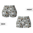 thumbnail image 5 of Lsque Funny Beagle Active Dog Pattern High Waisted Biker Shorts for Women-Tummy Control Fitness Athletic Workout Running Yoga Gym Shorts,Moisture-Wicking-XX-Large, 5 of 9