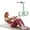 Green, variant on Pedal Resistance Bands with Handles, 6 Tube Foot Pedal Exercise Band for Home Workouts, Yoga Stretching, Core & Full Body Training