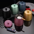 thumbnail image 3 of Cendrier à Cigares en Acier Inoxydable: Support de Cendres Coupe-Vent Cendrier de Table avec Couvercle, 3 of 8
