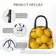 thumbnail image 4 of Balery Ripe Yellow Lemon Bolsa de Almuerzo para Mujeres, Caja de Almuerzo, Bolsa de Almuerzo Pequeña Impermeable, Tote de Almuerzo Reutilizable con Gran Capacidad, 4 of 6