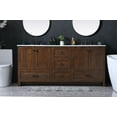 thumbnail image 6 of Elegant Lighting Vf2872d Soma 72" Free Standing Double Basin Vanity Set - Wood, 6 of 7