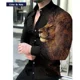 thumbnail image 5 of Camisa Casual De Manga Larga Con Estampado Animal, 5 of 6