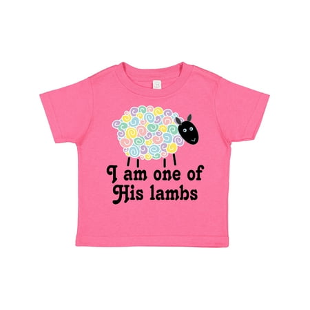 

Inktastic Religious Lamb Christian Childs Gift Toddler Boy or Toddler Girl T-Shirt
