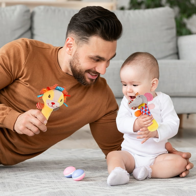 High Quality ABS Baby Toys Gift Set Plastic Rattle Toys Newborn Baby Rattle Toys - Baby Teeth