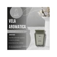 thumbnail image 3 of Velas Aromáticas Decorativas Premium, Albahaca Cítrica, Vela Grande 490g 17oz, Velas de Aromaterapia, Perfume de Larga Duración 95 hrs, Energía y Duración Aromática, 3 of 6