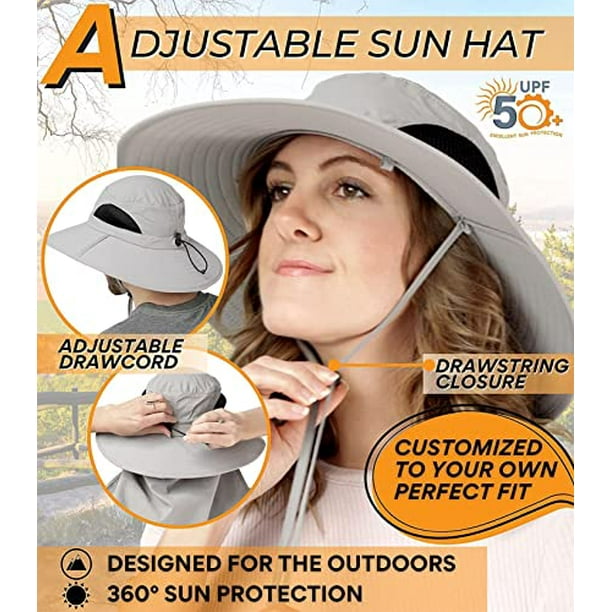 GearTOP Sun Hats Men & Women Bucket Hats For Men With Detachable Flaps And Face & Neck Cover Fishing Hat Men Safari Hat Mens Sun Hat Boonie Hat Hiking
