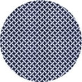 thumbnail image 1 of Ahgly Company Tapis Rond Lavable en Machine Intérieur Transitionnel Bleu Nuit, 8 Pieds Rond, 1 of 7
