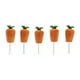 thumbnail image 1 of 5pcs en miniatura zanahorias artificiales decoraciones resina modelos de zanahoria suministros de la fiesta estatuas de adornos para casa de muñecas, 1 of 8