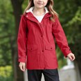 thumbnail image 2 of Kids Zip Up Jacket for Girls Boys Waterproof Skiing Jacket Kids Hooded Fleece Winter Snowboard Jackets Windproof Warm Outerwear with Zip Pockets, 2 of 7