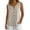 Beige, variant on Women's Summer Vest Tops V Neck Button Down Tank Tops Sleeveless Going Out Crop Tops Trendy Vest Tops Business Casual Outfits Dressy Blouses Shirts Red L