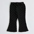 thumbnail image 3 of Hotiary Baby Girls Polka Dots Bell Bottoms Infant Toddler Ruffle Leggings Bell Bottom Flare Pants Trousers for 3 Months-3 Years, 3 of 4