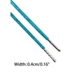 thumbnail image 3 of INSPIRE CHIC Round Metallic Glitter Shoelaces Colorful Fashion Shoe Laces for Athletic Sneakers Shoes Boot Strings 2 Pairs Sky Blue 100cm/39.37", 3 of 4