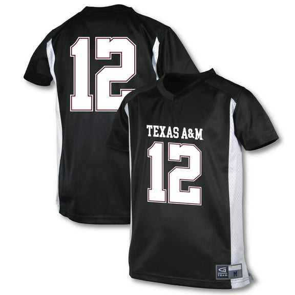 Youth Garb #12 Black Texas A&M Aggies Football Jersey