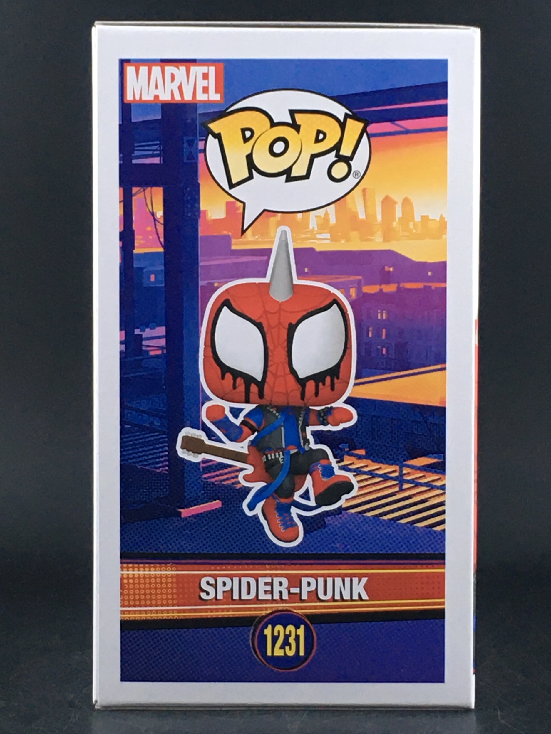 Funko Pop Marvel Spider-Man Toys, Spider-Verse Spider-Punk Funko Pop Marvel Spider-Man Toys, Spider-Verse Spider-Punk