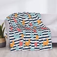 thumbnail image 3 of Yiaed Colorful Llama Print Blanket Throw Blanket Soft Cozy Flannel Blanket for Home Bed Sofa Couch Chair-50"x40", 3 of 6