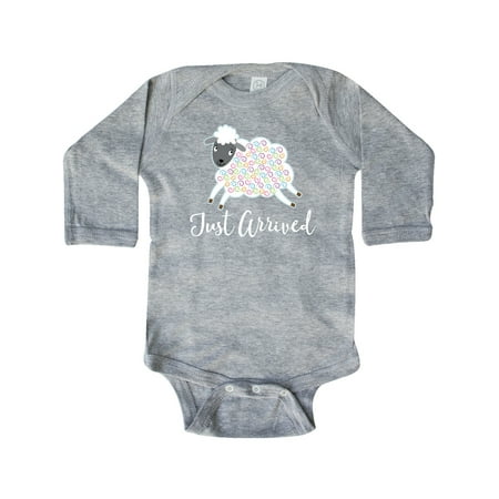 

Inktastic Just Arrived Baby Girl Outfit Gift Baby Girl Long Sleeve Bodysuit