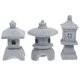 thumbnail image 1 of GOOHOCHY 3 miniestatuas de jardín en miniatura de estilo japonés, linterna de hadas para decoración de jardín al aire libre, para micropaisaje, acuario, bonsái, jardín zen., 1 of 7
