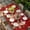 Red Brown, variant on Gingerbread Red Table Cloths for 6 Foot Rectangle Tables, Christmas Winter Snowflake Patio Waterproof Elastic Fitted Tablecloths, Washable Rectangular Table Cover for Camping