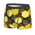 thumbnail image 2 of Balery Geometric Pattern with Bee Men's Boxer Briefs, Soft and Breathable Cotton Underwear with nylon Waistband-Medium, 2 of 9