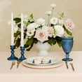 thumbnail image 3 of Weddingstar Vintage Style Pressed Glass Wine Goblet - Blue, 3 of 4
