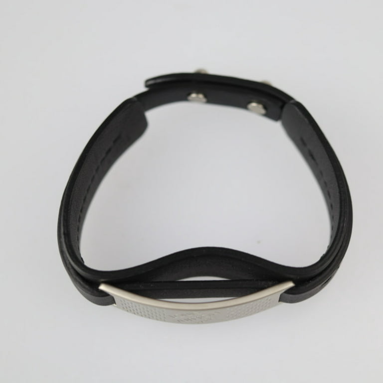 Louis Vuitton - Authenticated Bracelet - Leather Grey for Women, Very Good Condition