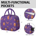 thumbnail image 6 of Womens Halloween Spider Bat Pattern Lunch Box for Work,Insulated Lunch Bag for Women,Loncheras Para Mujer,Leakproof Adult Lunch Bag for Work,Beach,Travel,Picnic,Camping, 6 of 7