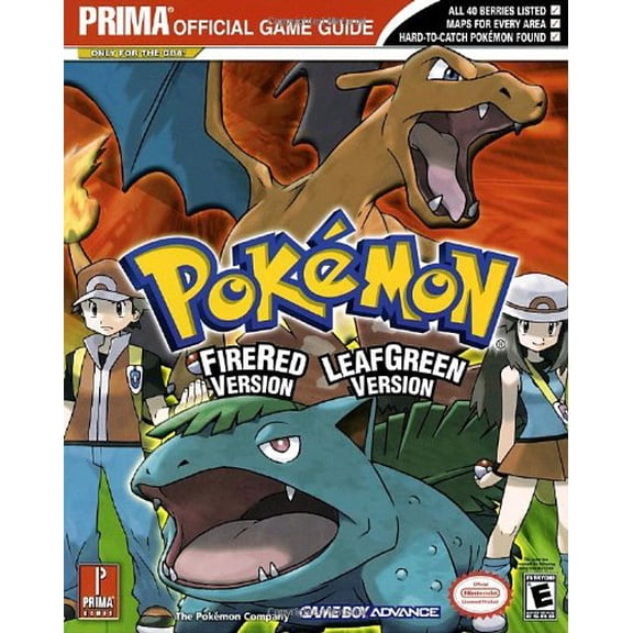 Pre-Owned Pokemon Leafgreen Version and Firered Version: Prima Official Game Guide (Paperback) 0761547088 9780761547082