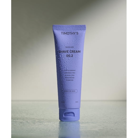Crema de Afeitar Timothy's 88 ml Sin Fragancia – Tamaño de Viaje
