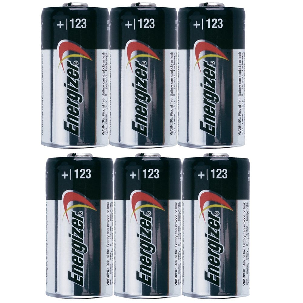 Energizer Lithium Photo Battery 123, 6-Count