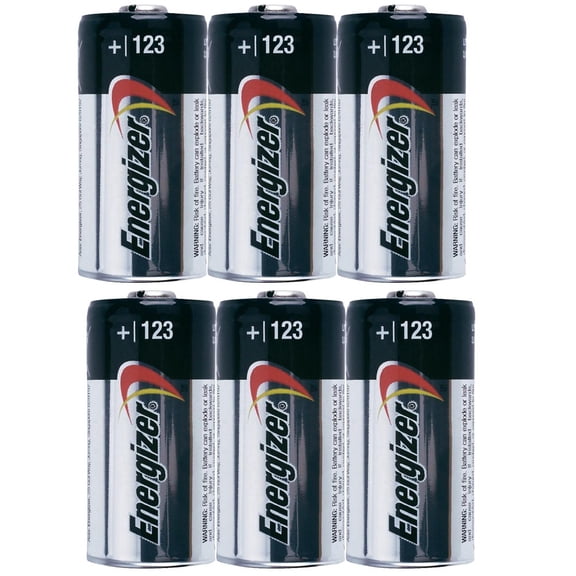 Energizer Lithium Photo Battery 123, 6-Count