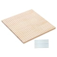 thumbnail image 2 of Crochet blocking boards, crochet pegboard, blocking, crochet accessories, wooden 30cmx30cm, 2 of 8