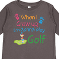 thumbnail image 4 of Inktastic Golfing Girls Future Golfer Girls Long Sleeve Toddler T-Shirt, 4 of 5