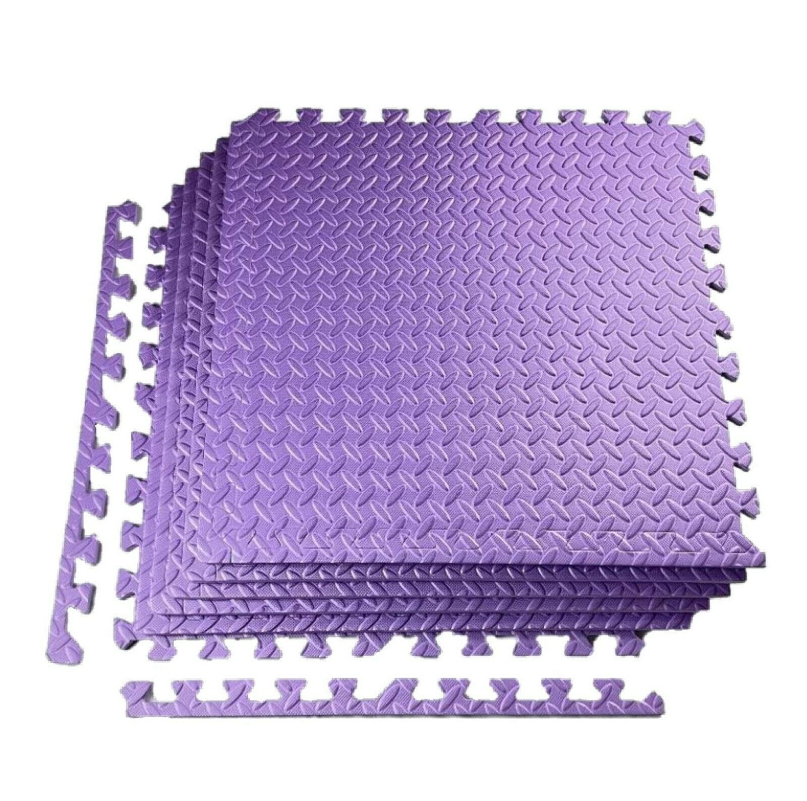 216 sqft purple interlocking foam floor puzzle tile mat puzzle mat flooring 