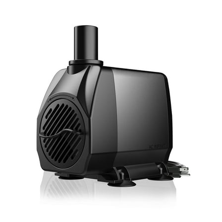 AC Infinity Submersible Water Pump 792 GPH (3000 L/H), Ultra Quiet 36W Fish Tank Flow Pressure Control with 10 ft. High Lift Pump for Aquariums, Fountains, Ponds, Pools, Hydroponics