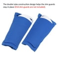 thumbnail image 5 of Size M Soccer Shin Guard Socks, Breathable Sleeves for Running, Blue 4 Pack, 5 of 5