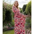 thumbnail image 3 of Wataxii Long Sleeve Dress for Women Casual Maxi Dress Boho Evening Dresses Wedding Guest Dresses Cocktail Party Vacation Beach Dress, 3 of 8