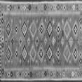 thumbnail image 1 of Ahgly Company Indoor Square Southwestern Gray Country Area Rugs, 4' Square, 1 of 1