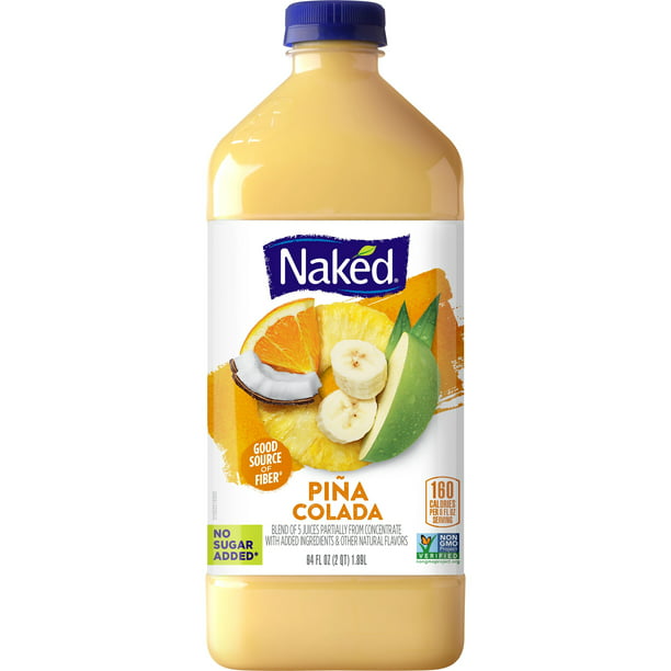 Naked Juice Fruit Smoothie, Pina Colada, 15.2 oz Bottle 