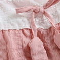thumbnail image 6 of MKOSPLRT Cotton Nightgowns for Girl 3-16 Years Puff Short Sleeve Square Neck Lace Pajamas Solid Loose Fit Loungewear Ruffle Sleep Dresses, 6 of 6