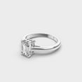 thumbnail image 3 of 1 Carat Beautiful IGI Certified Lab Grown Diamond Engagement Ring for Women 10K White Gold | Emerald Cut Lab Created Solitaire Diamond Rings | Size 7 Diamond-Capitals, 3 of 8