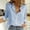 Blue, variant on Women's Oversized Tshirts Solid Loose Lapel Long Sleeve Shirt Long Sleeve Shirts for Women