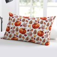 thumbnail image 5 of Fall Pumpkin Throw Pillow Cover 24 x 36 Inch Decorative Pillow Cover Thanksgiving Orange Maple Leaves Country Lumbar Pillowcase Seasonal Rectangle Cushion Case for Couch Sofa Bed Living Room, 5 of 7