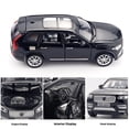 thumbnail image 4 of Modelo de coche de aleación VOLVO XC90 SUV 1:32, modelo de Metal fundido a presión, sonido y luz, juguete extraíble, adornos de exhibición, juguetes para niños,white box, 4 of 6