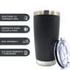 thumbnail image 4 of Vasos de Acero Inoxidable NORDAY Termo Tumbler Vaso Térmico 20oz 600ml Tapa Antiderrame gris, 4 of 5