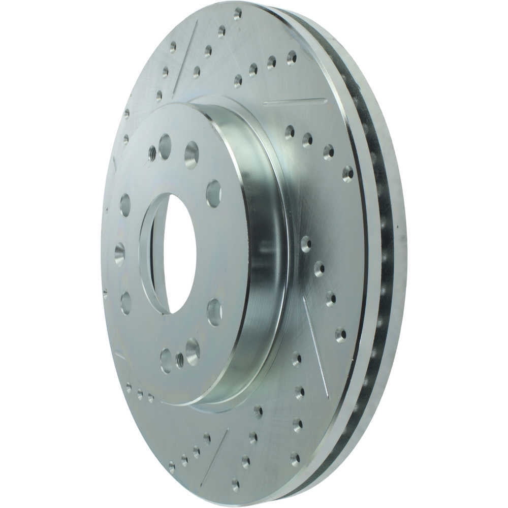 StopTech Select Sport 07-11 GM Silverado 1500 Slotted and Drilled Right Front Rotor Fits select: 2005-2019 CHEVROLET SILVERADO, 2007-2018 CHEVROLET TAHOE