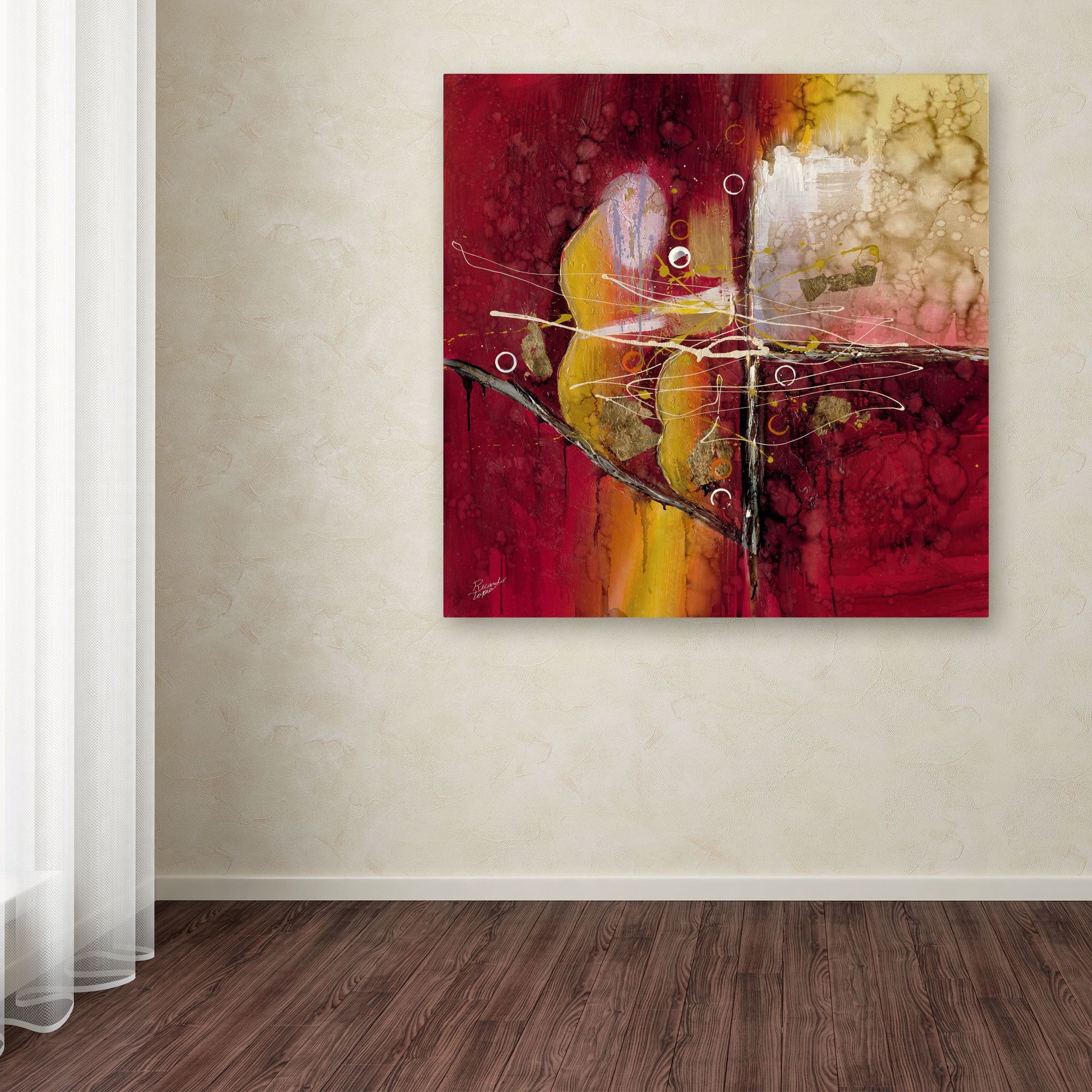 Trademark Fine Art "Dots" Canvas Art by Ricardo Tapia