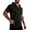 Black, variant on Mens Cotton Linen Short Sleeve Hoodie Sweatshirts Drawstring Casual Summer Beach Pullover Tops with Pocket