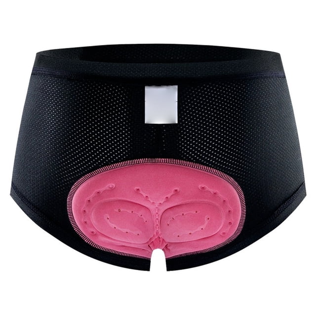 Ropa interior de ciclismo para mujer, con acolchado de gel 3D, malla transpirable, pantalones cortos para ciclismo de montaña