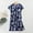 Black, variant on Women's Cotton Nightgown Sleepwear Short Sleeves Nightshirt Casual Print Sleepdress Loose Comfy Pajama Cotton Nightgowns
